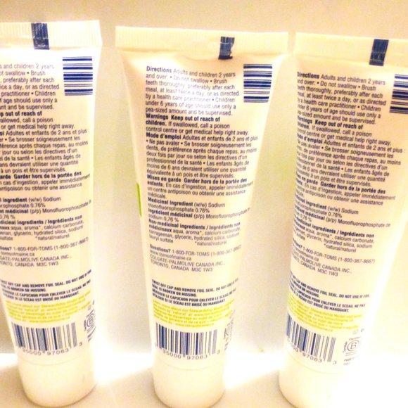 BX65 3 NEW Tom's of Maine SILLY STRAWBERRY Children's Toothpaste 90ml Floride - Picture 5 of 6